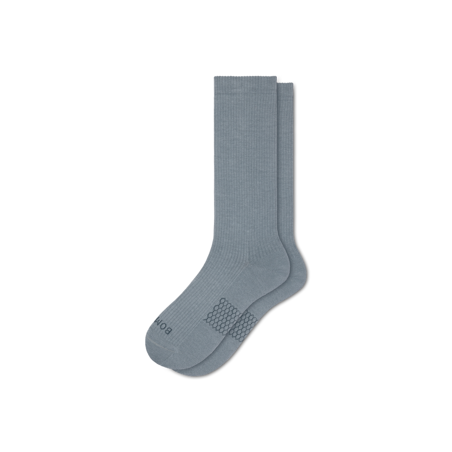Men's Modern Rib Calf Socks - Active Crew Step