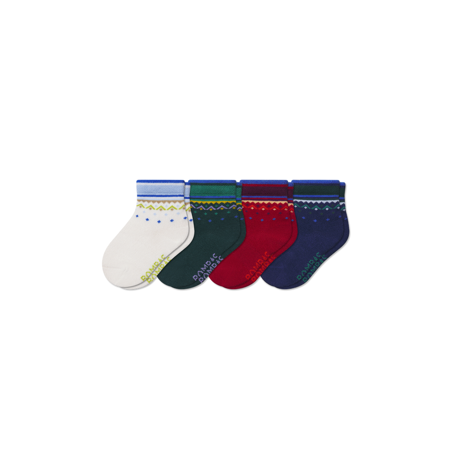 Toddler Lightweight Calf Sock 4-Pack - Active Studio Wear