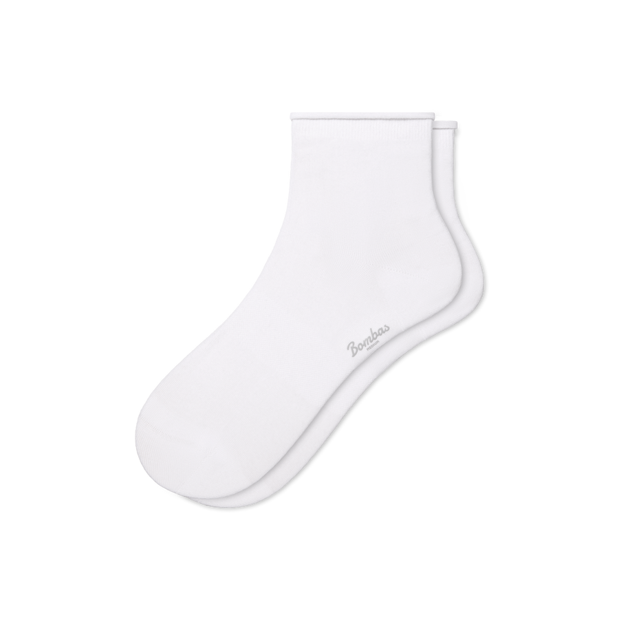 Women’s Roll Top Quarter Socks - Travel Ready
