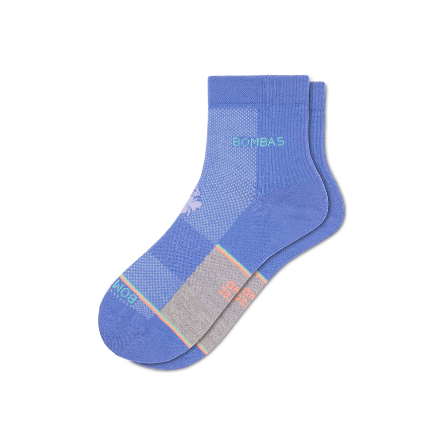 Women's UltraLite Sport Merino Wool Blend Quarter Socks - Cushion Ankle Fit