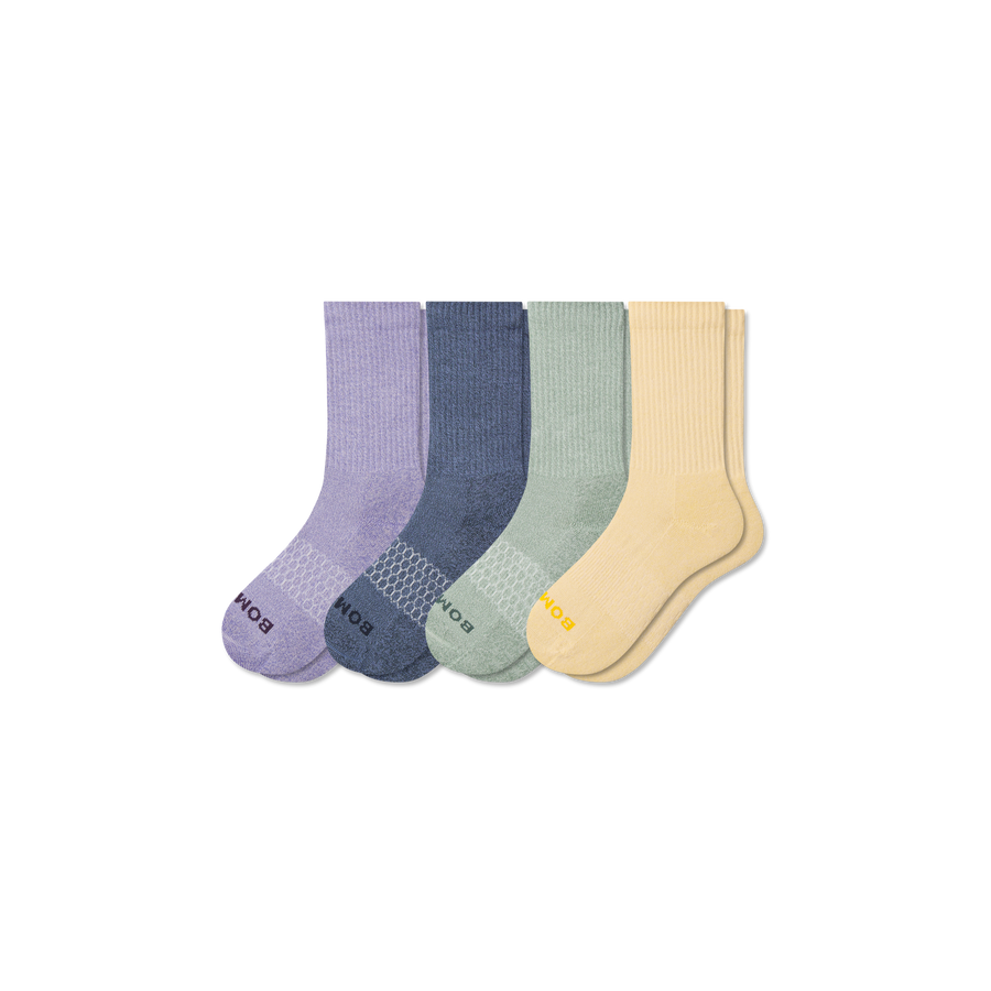 Youth Marl Calf Sock 4-Pack - Fresh Studio Support