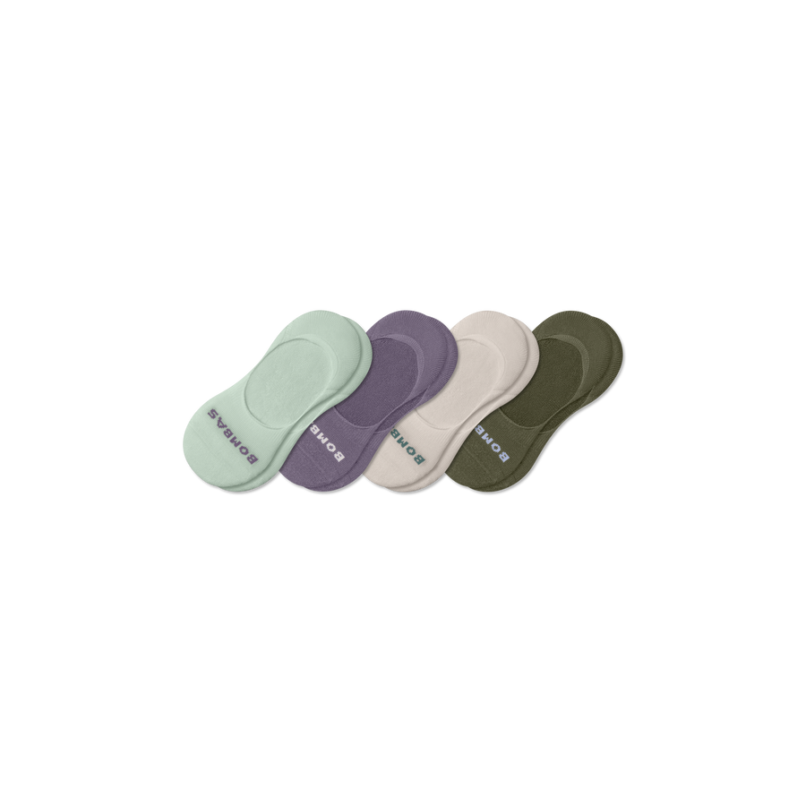 Women's Mid-Cut Cushioned No Show Sock 4-Pack - Fresh Recovery Move