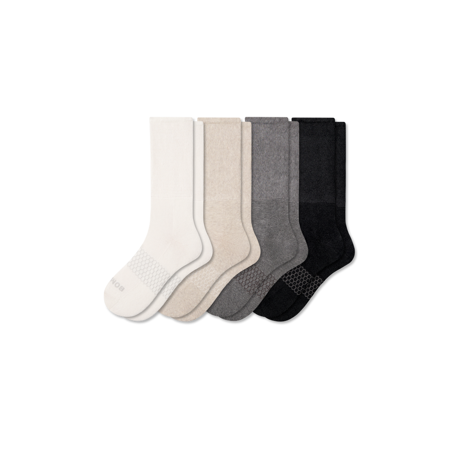 Men's Wide Calf Sock 4-Pack - Trail Shift Support