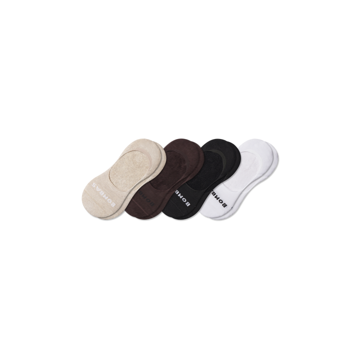 Mid-Cut No Show Socks - Mixed L [10607]