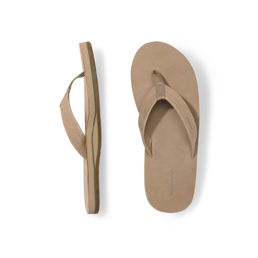 Men's Sunrise Leather Flip Flop - Casual Lounge Step