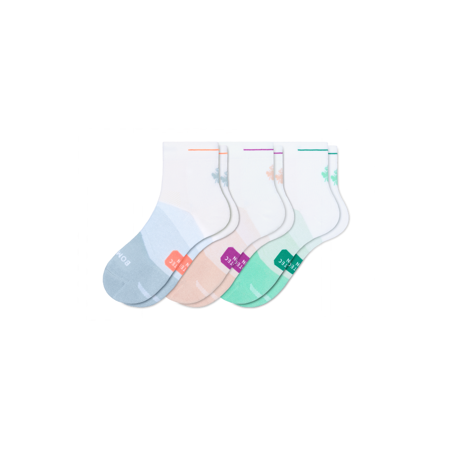 Women's Run Quarter Sock 3-Pack - Steady Step