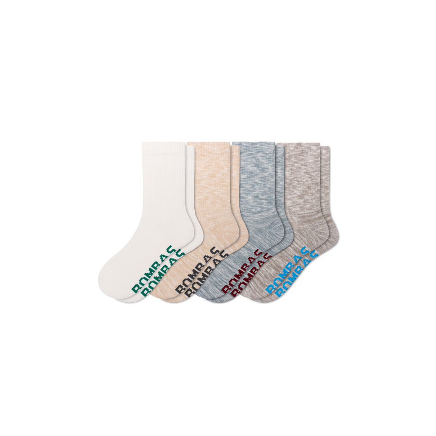Women's Summer Ragg Half Calf Sock 4-Pack - Everyday Travel Step