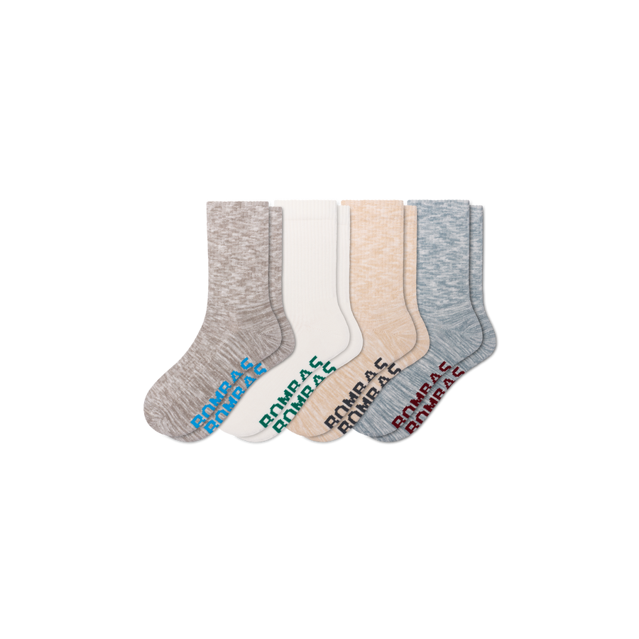 Men's Summer Ragg Half Calf Sock 4-Pack - Daily Run Fit