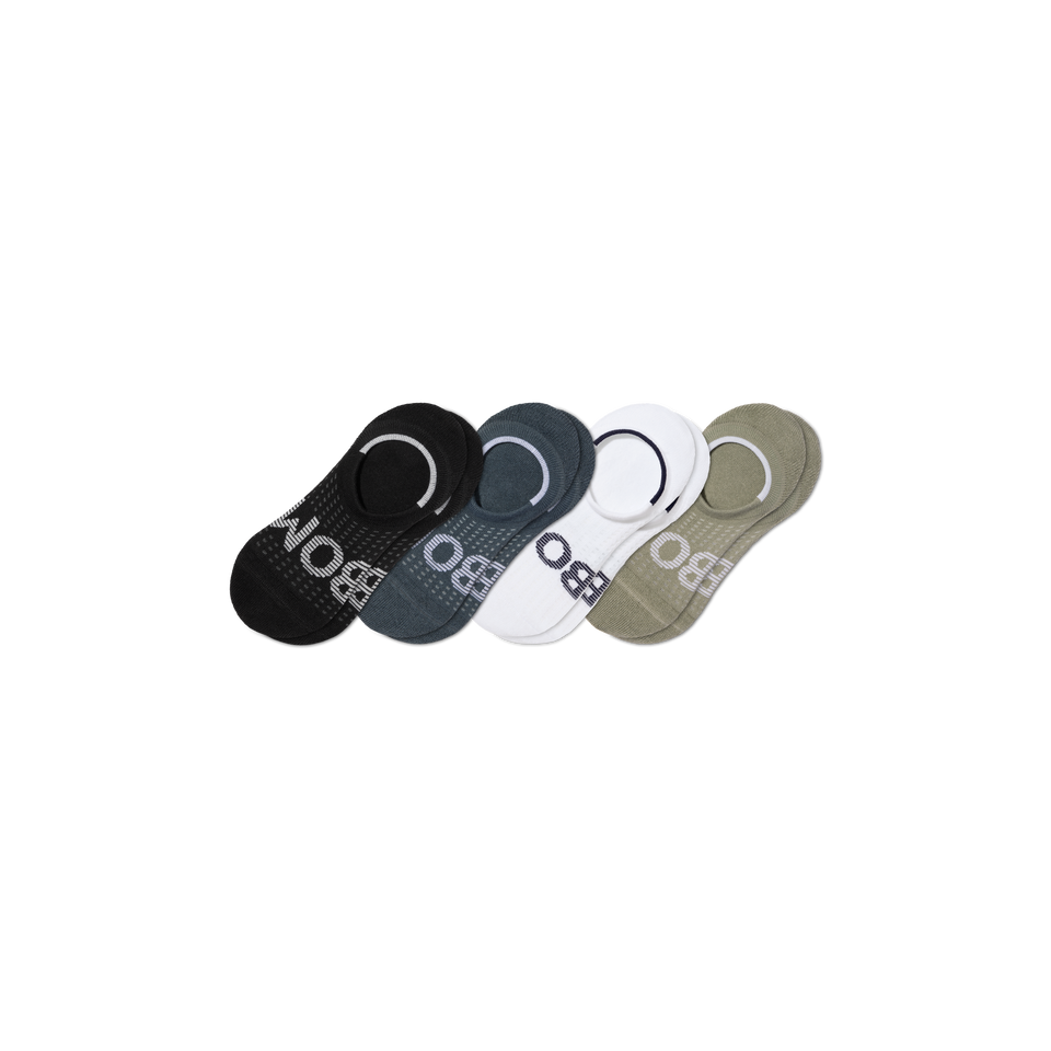 All Sport Cushioned No Show Socks - Pebble Sage Mix L [11216]