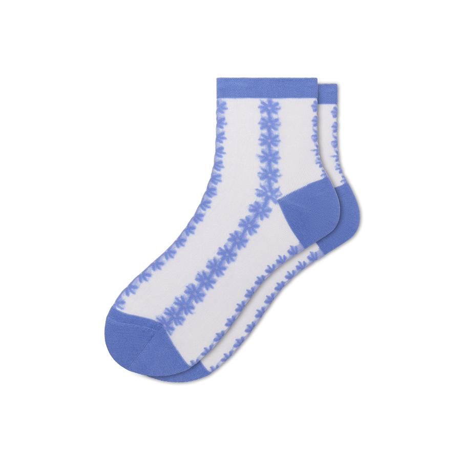 Women’s Sheer Quarter Socks - Breathable Support