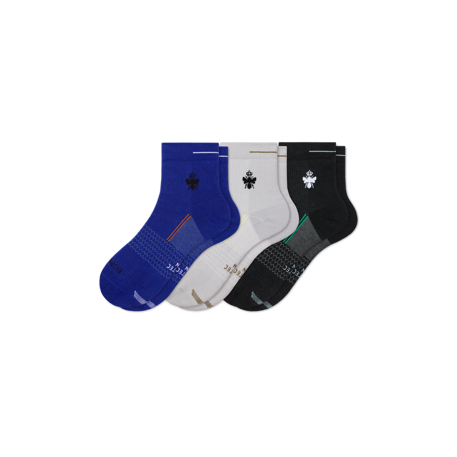 Men's Run Quarter Sock 3-Pack - Trail Office Pair