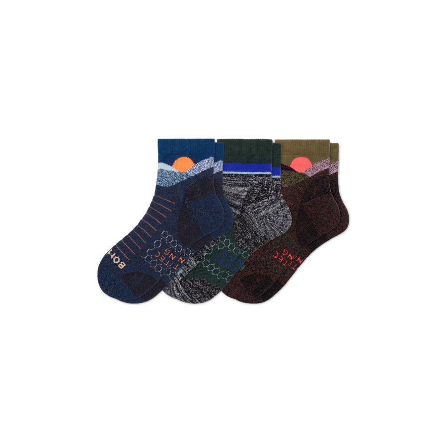 Men's Hiking Quarter Sock 3-Pack - Steady Everyday Move