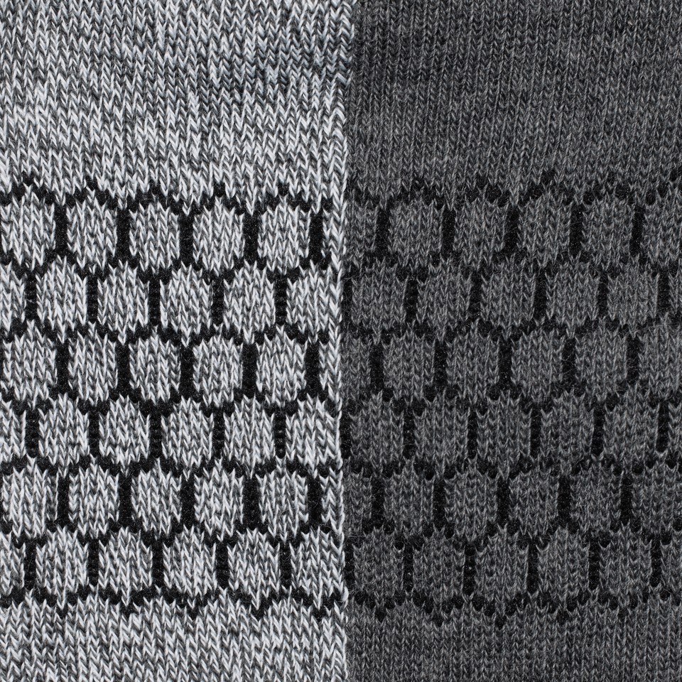 Originals Ankle Socks - Charcoal Black Detail [3413]
