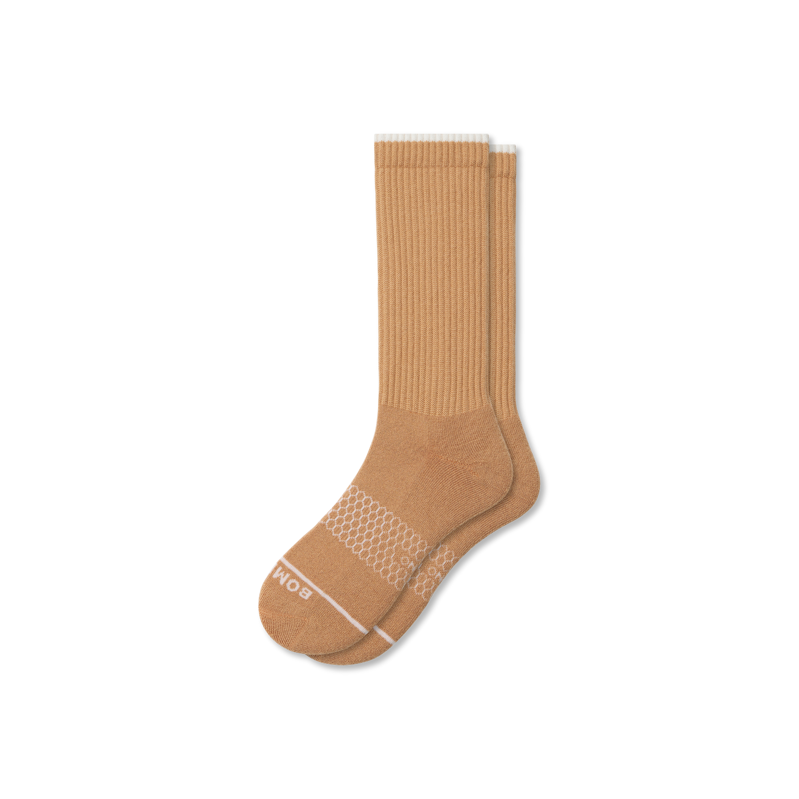 Merino Wool Blend Calf Socks - Desert L [3535]