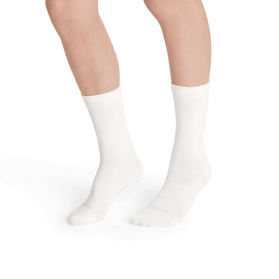 Youth Lightweight Calf Sock - Soft White - YO1 [3679]