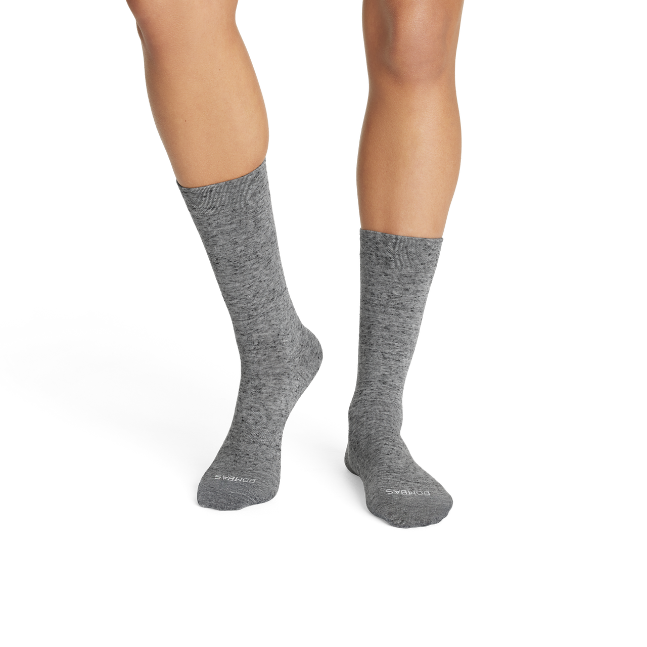 Lightweight Calf Socks - Grey Contrast Toe WO1 [3680]