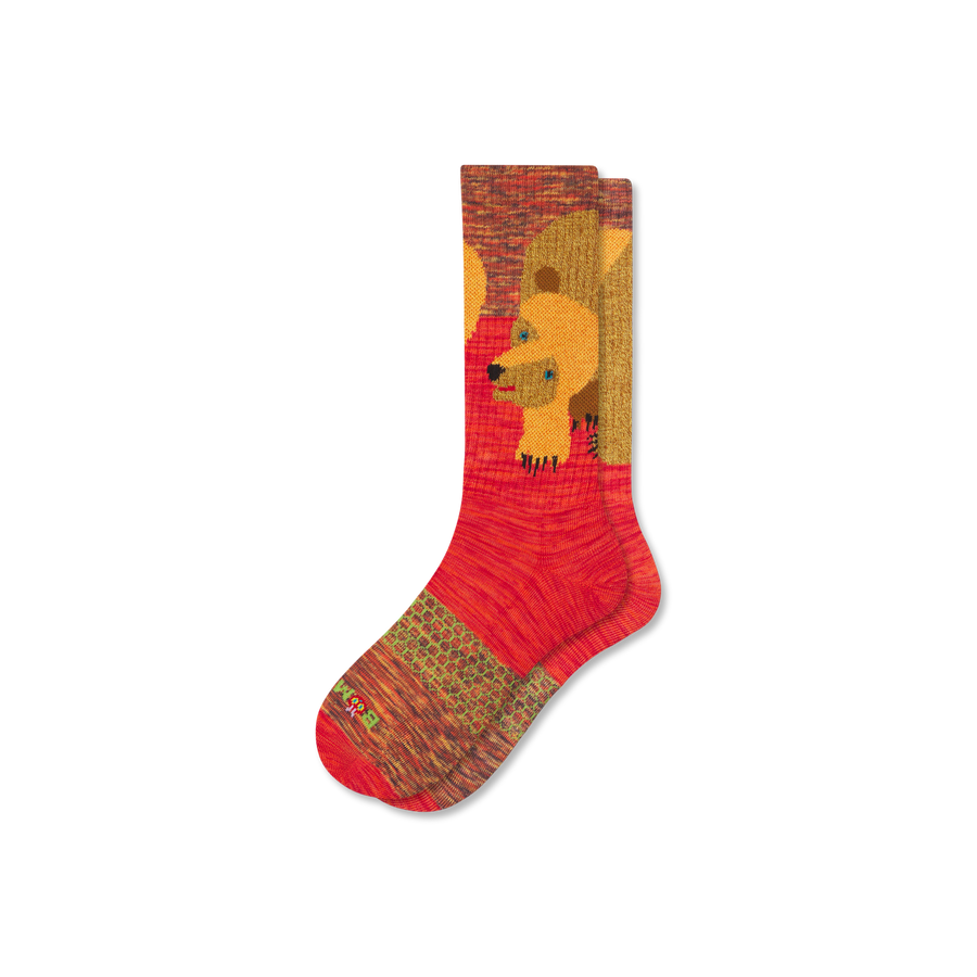 Eric Carle Big Brown Bear Calf Socks - Comfort Low Cut Rotation
