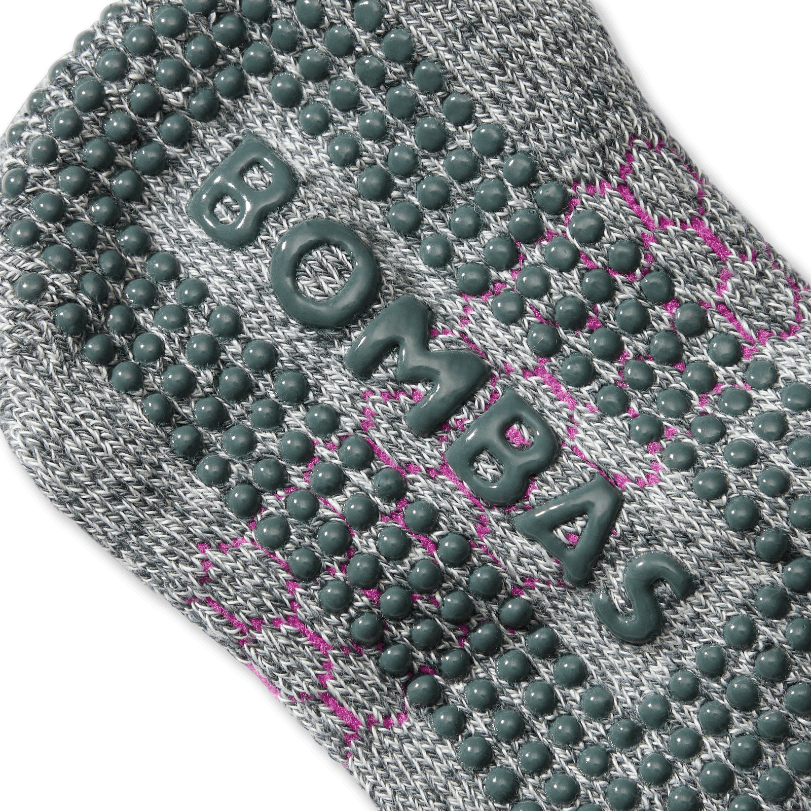Toddler Gripper Marl Ankle Socks mossgrey-softwhite-detail-4-transparent