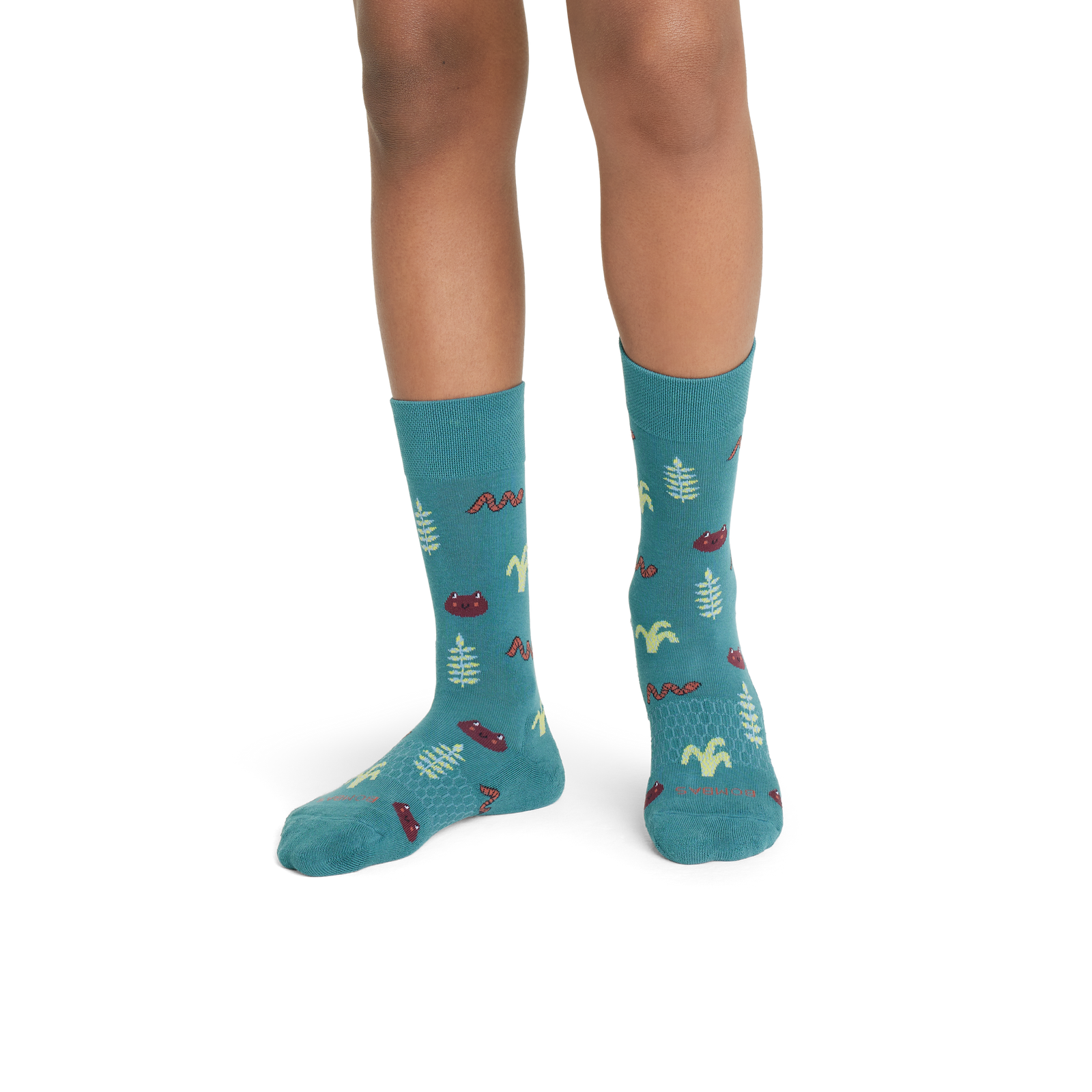 Dress Calf Sock Frog Worm Marine YO1