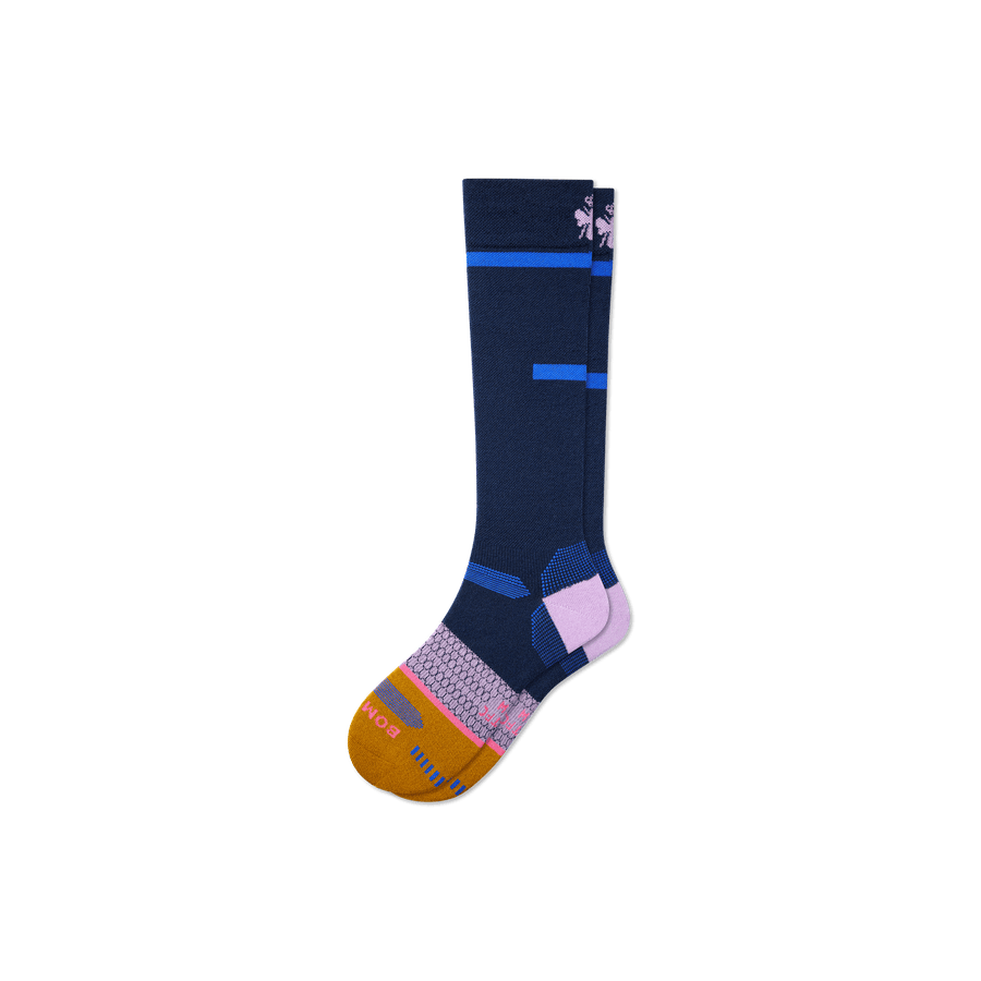 Men's Zero-Cushion Merino Wool Blend Ski & Snowboard Socks - Easy Everyday Comfort