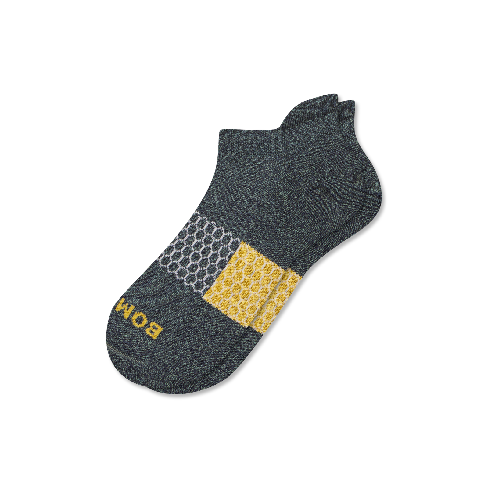 Marl Ankle Socks - Dark Sage Midnight Navy L