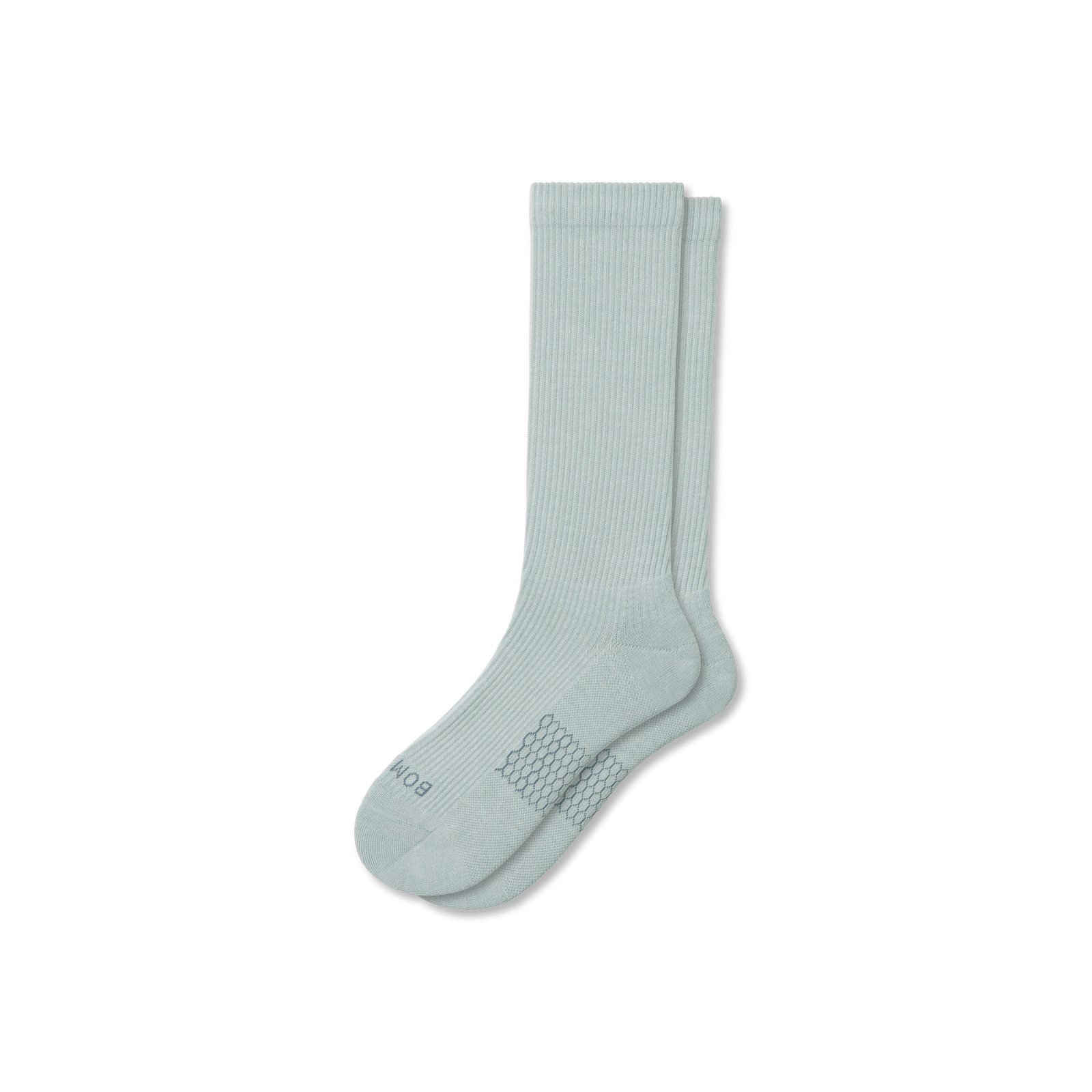 Modern Rib Calf Socks - Misty Sky L [7406]
