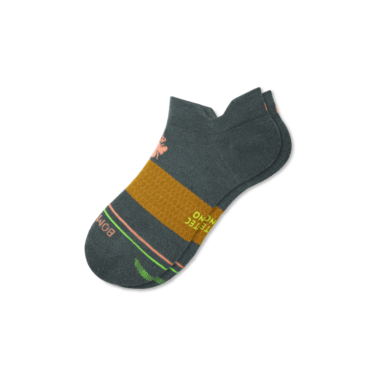 Merino Wool Blend Performance Ankle Socks mossgrey-layflat-1-transparent