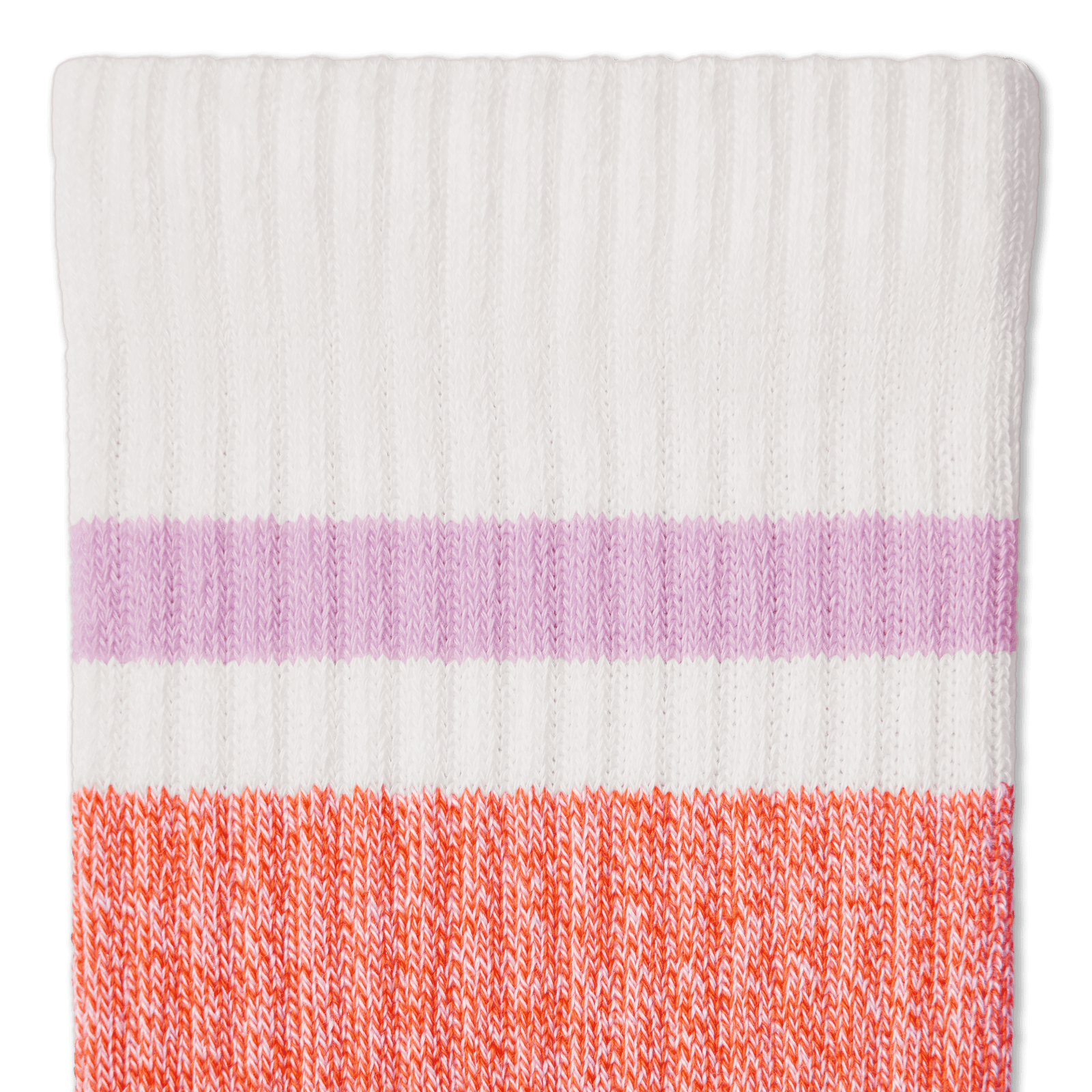 Calf Socks brightorange-washedlavender-detail-4-transparent