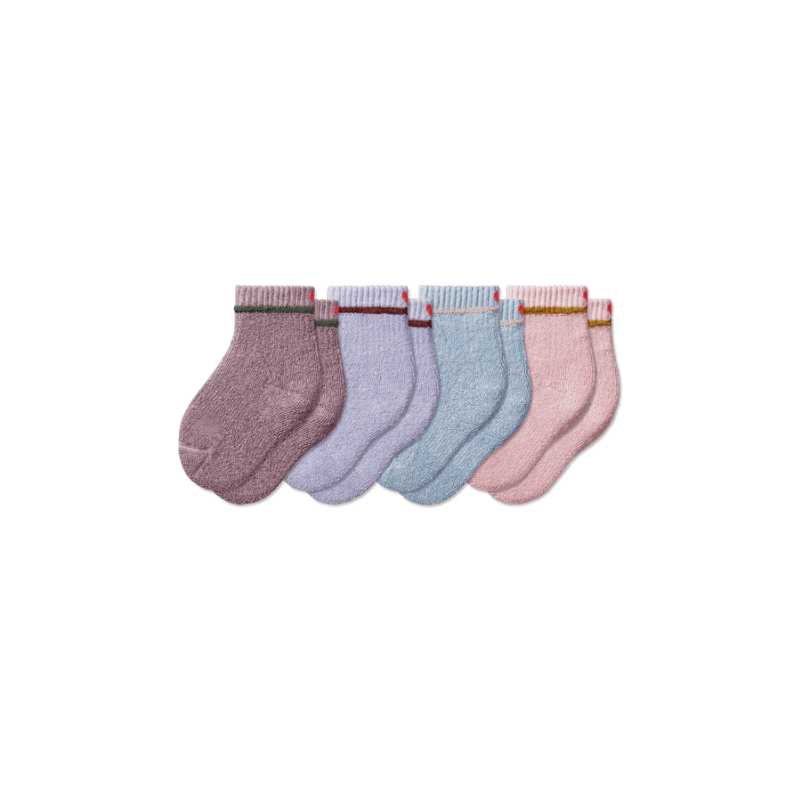 Toddler Terry Calf Sock 4-Pack - Easy School Step