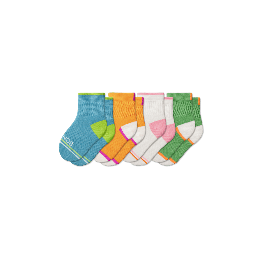 Toddler Lightweight Retro Knit Calf Sock 4-Pack - Fresh Office Move