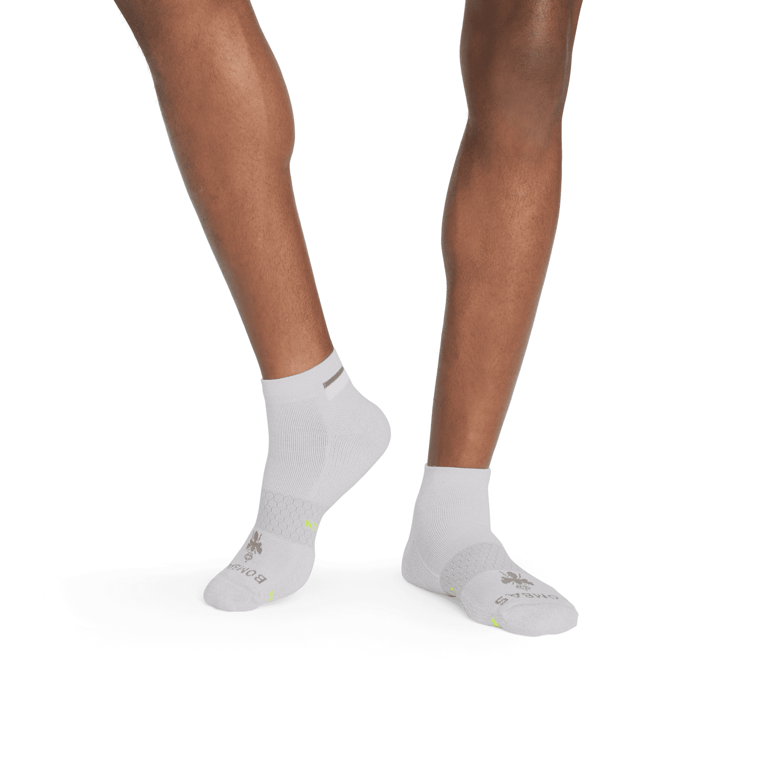 Performance Compression Ankle Socks (20-30mmHg) Light Grey MO1
