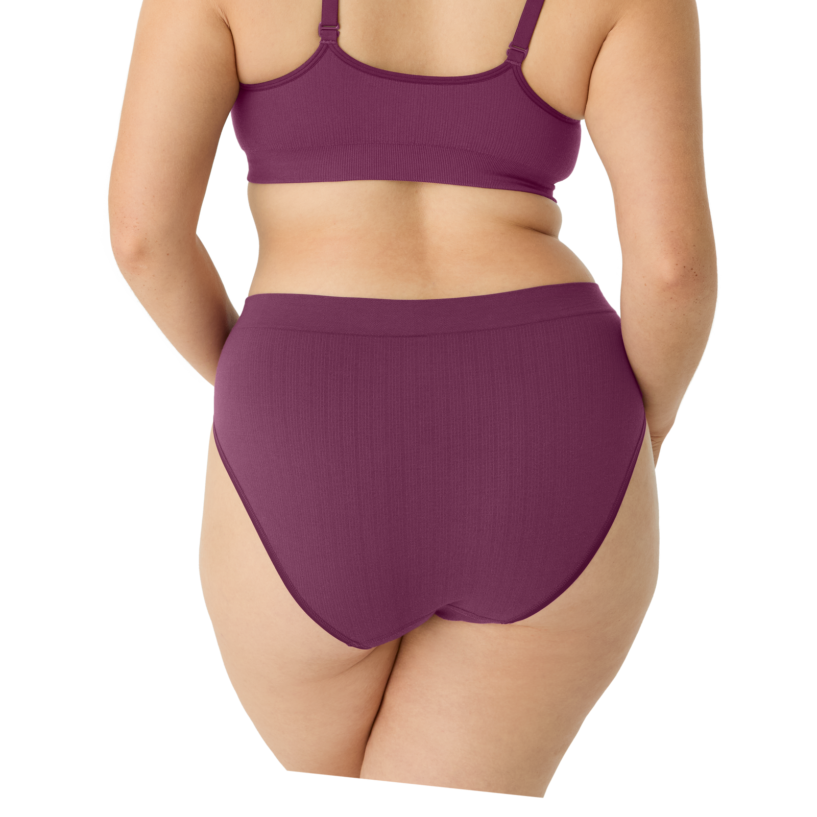 Seamless High Rise Brief - Plum Night WO3 [7718]