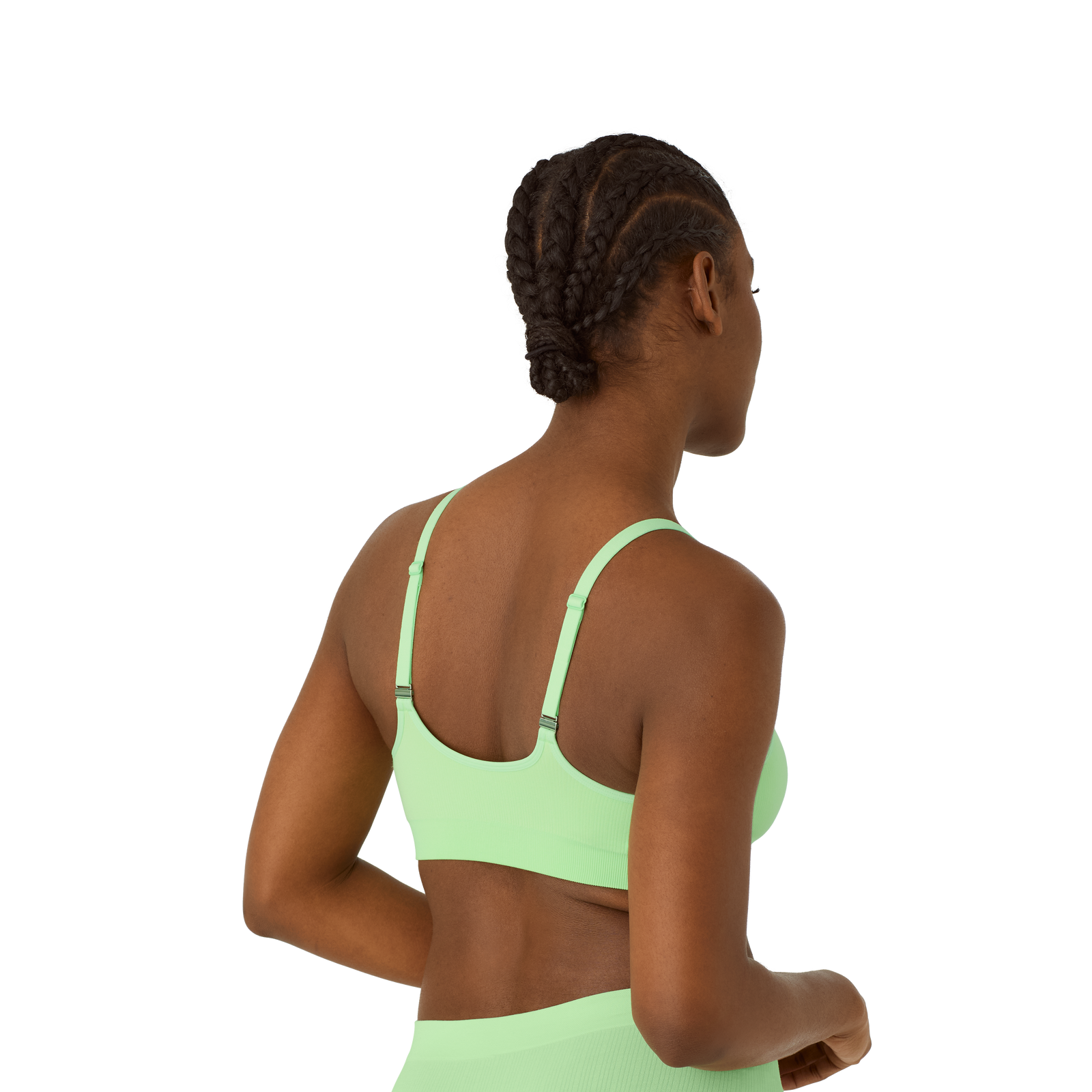Seamless Bralette Spearmint WO3 (Straight Bra Straps)