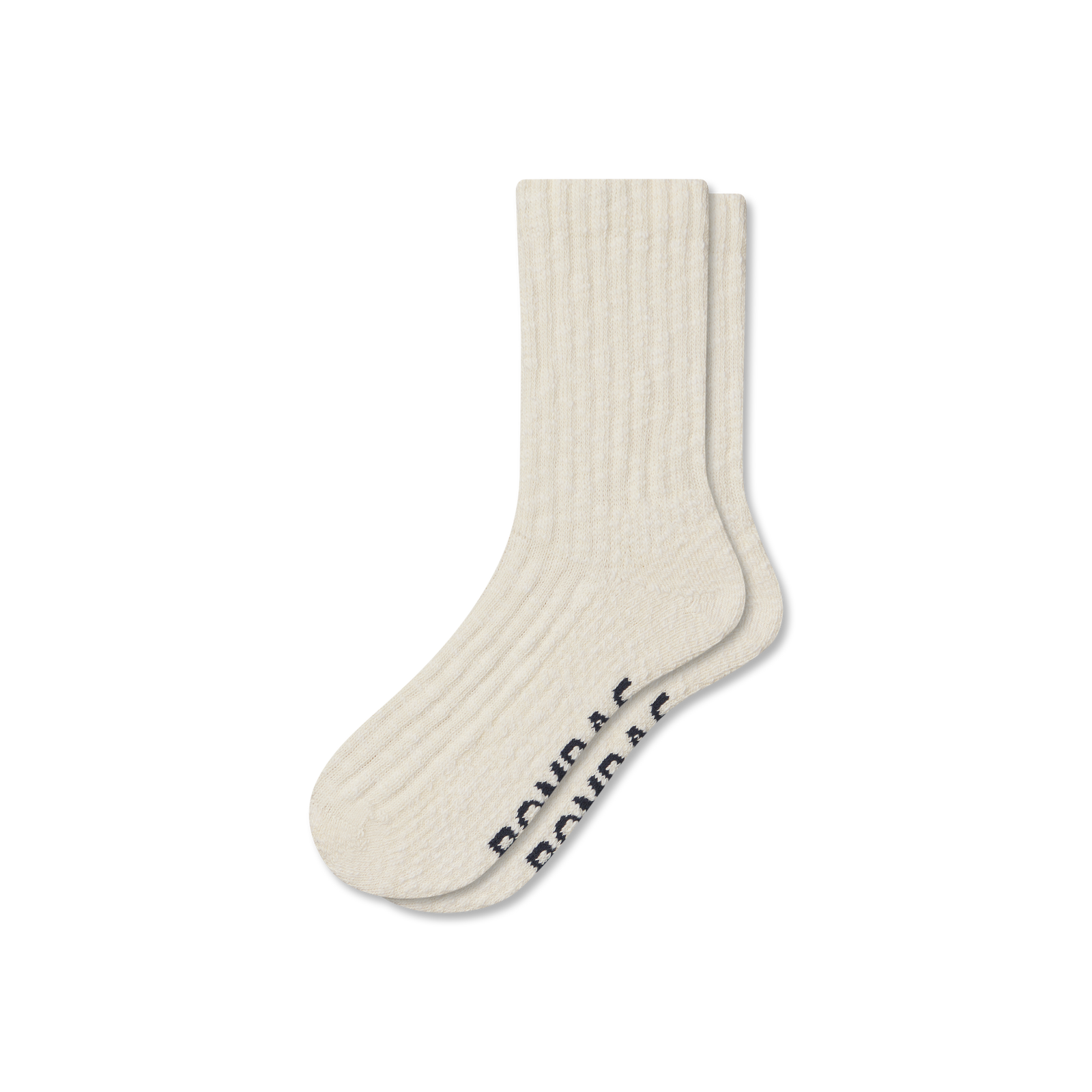 Chunky Ragg Half Calf Socks - cream L [7811]