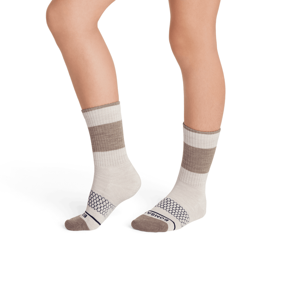 Merino Wool Blend Calf Socks youth birchgreyhtr-2-transparent