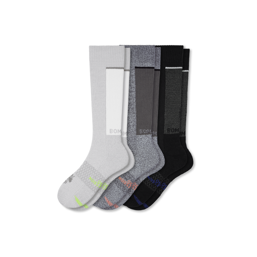 Women's Performance Compression Knee High Sock 3-Pack (20-30mmHg) - Dynamic Gym Move