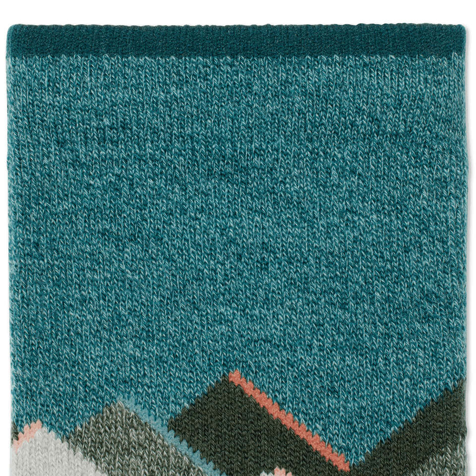 Merino Wool Blend Hiking Calf Socks - Putty Green Detail [8082]
