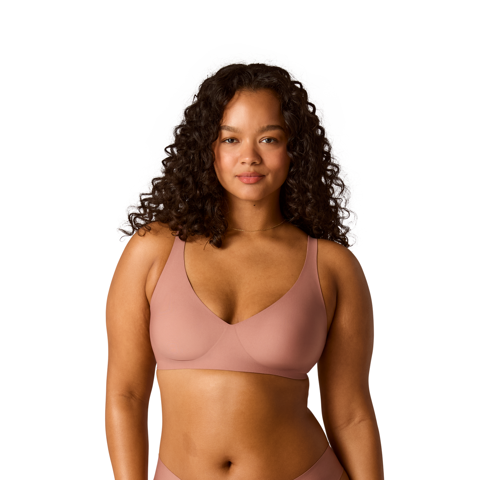 No Show Plunge Bralette - Coco Plum WO1 [8252] [Thong]