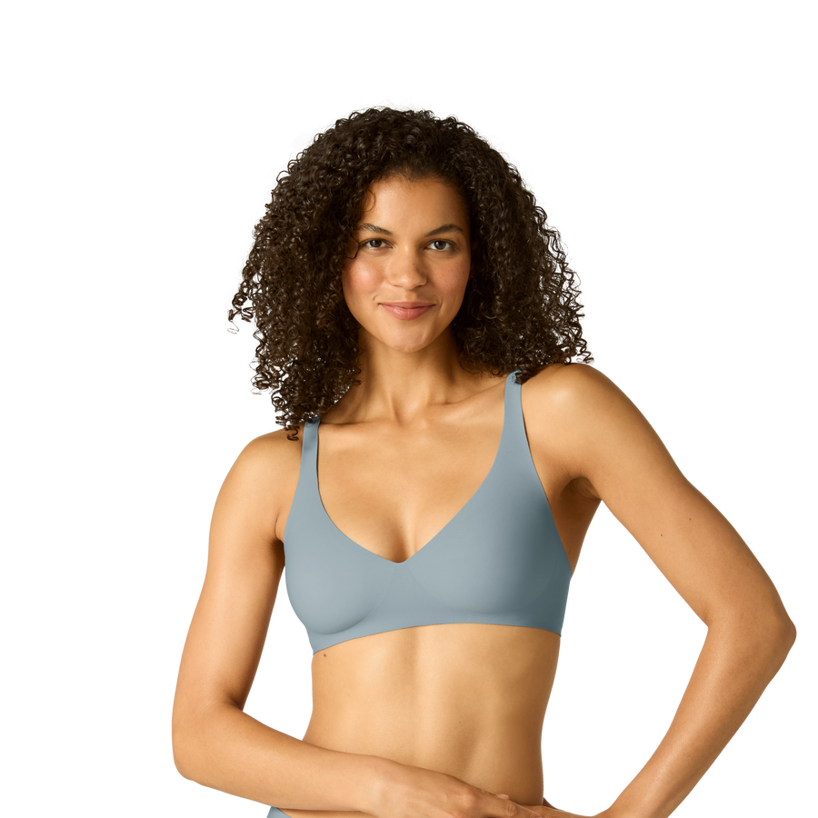 Women's No Show Plunge Bralette - Smooth Fit Support