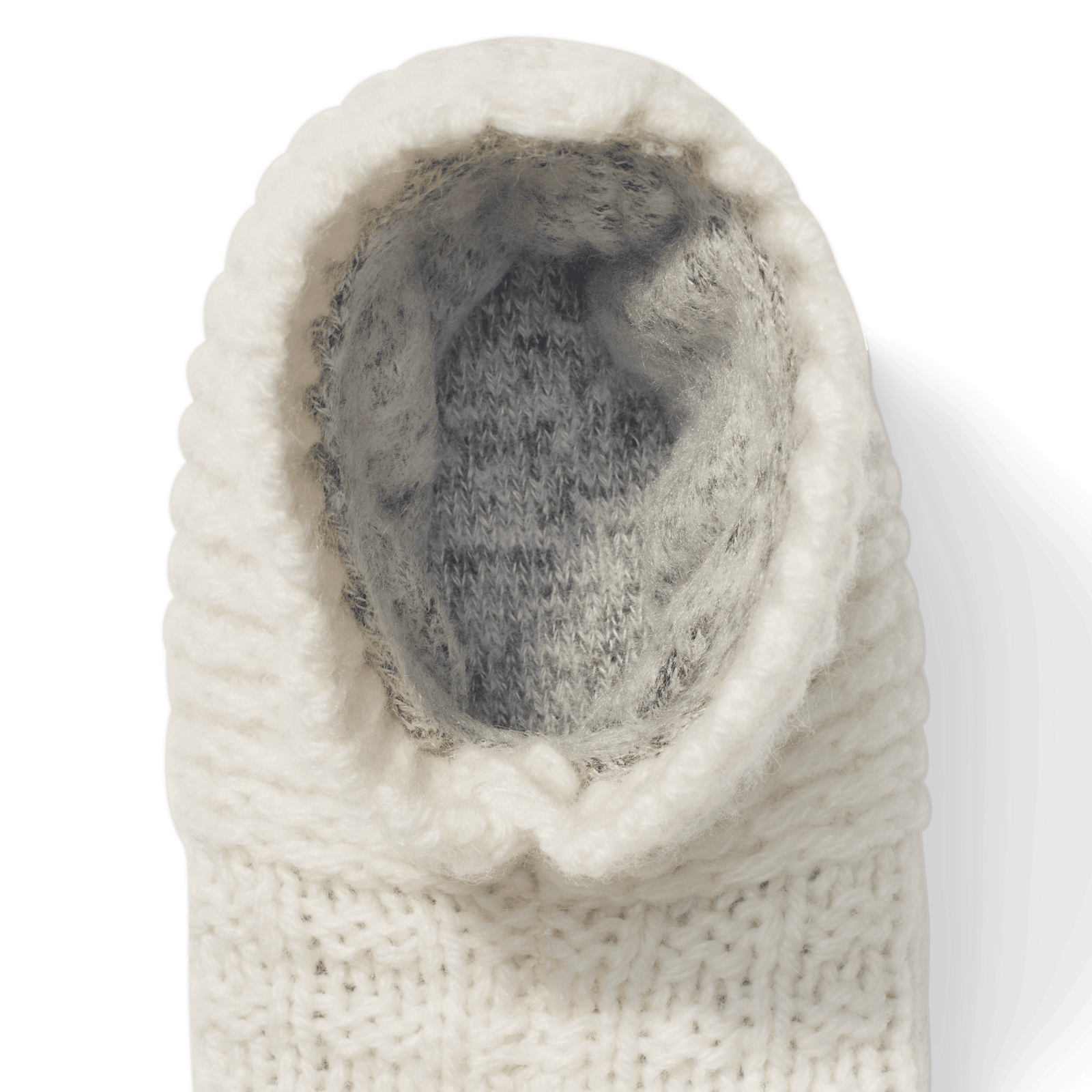 Baby Waffle Gripper Slipper - Ivory L Detail [8285]