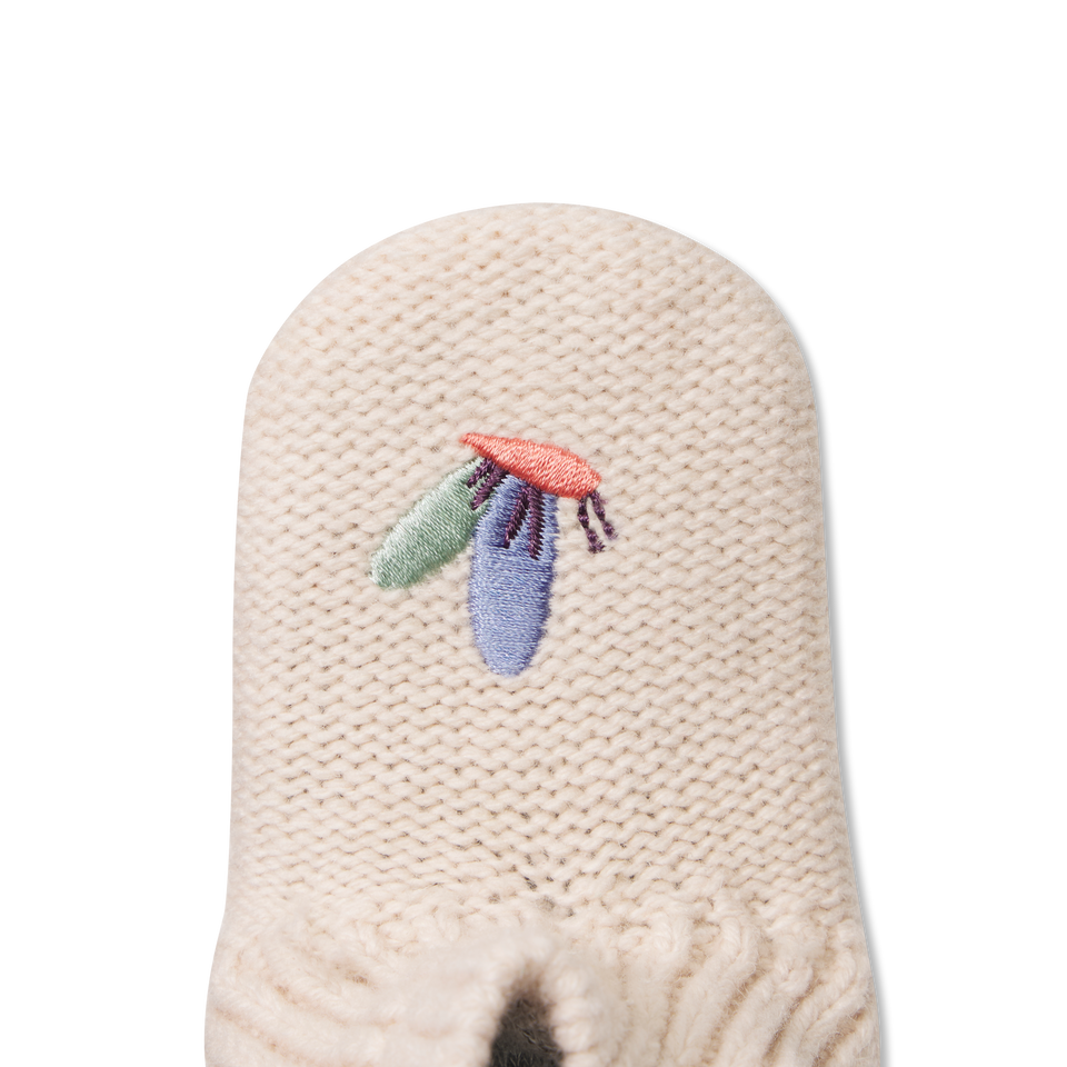 Baby Gripper Slipper - Blush Sand Detail [8518]