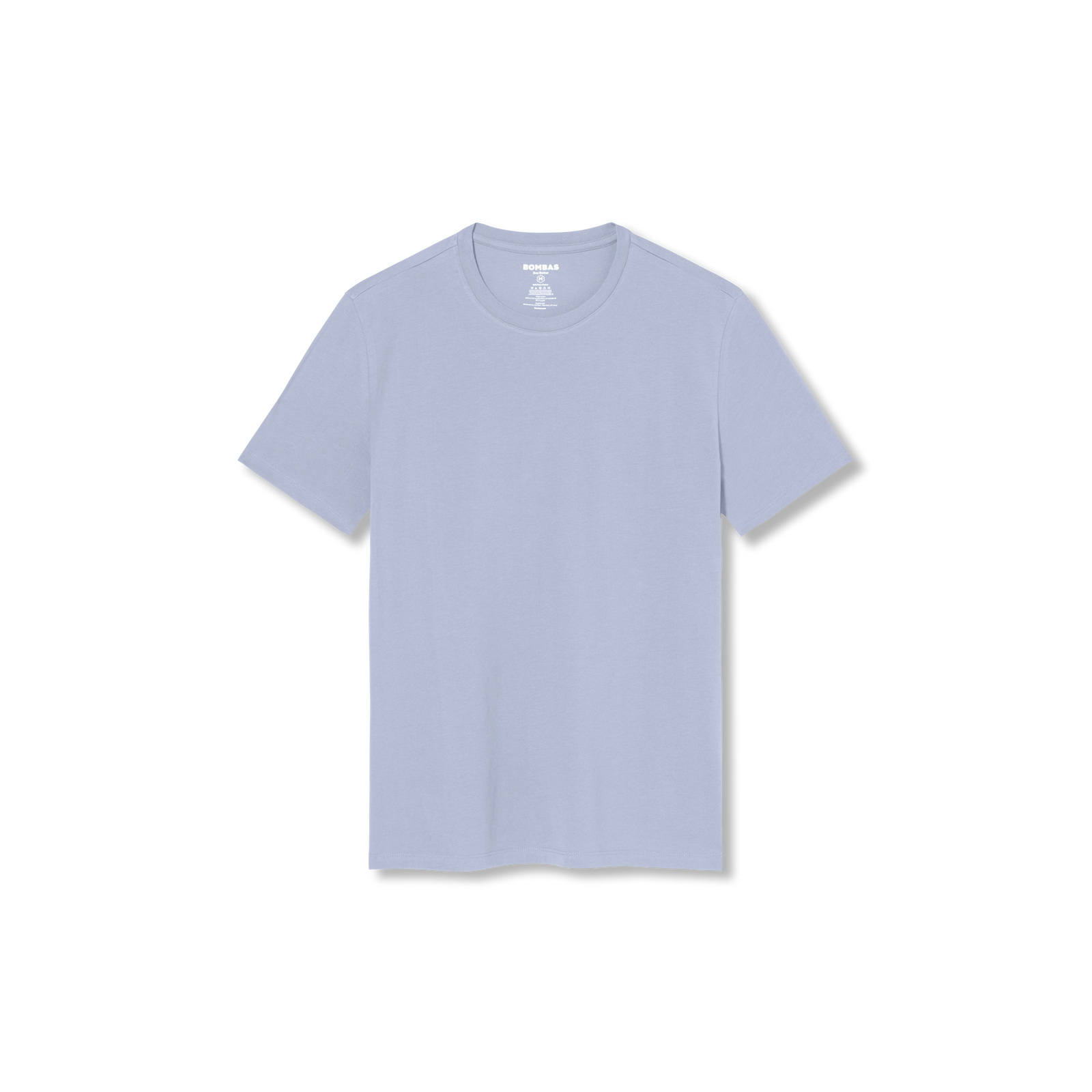 Pima Cotton Crew Neck T-Shirt - sky sail blue L [8525]