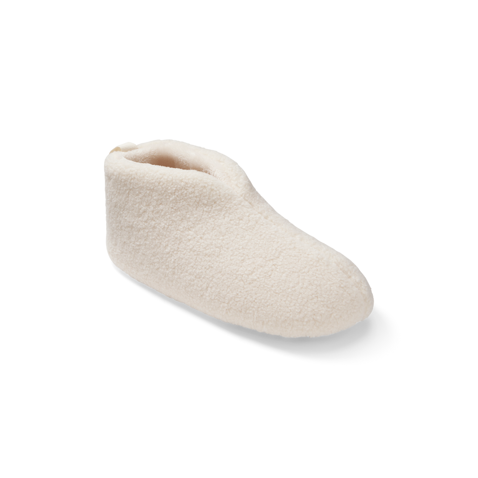 Women's Cabin Bootie Slipper - Cream L2 [8555]