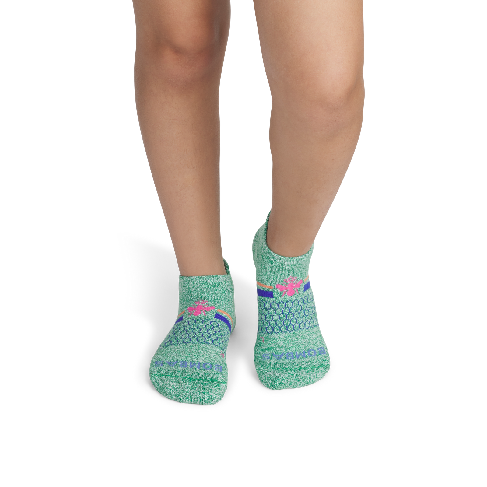 Youth All-Purpose Performance Ankle Socks - Jungle Neon Cobalt YO1 [8573]