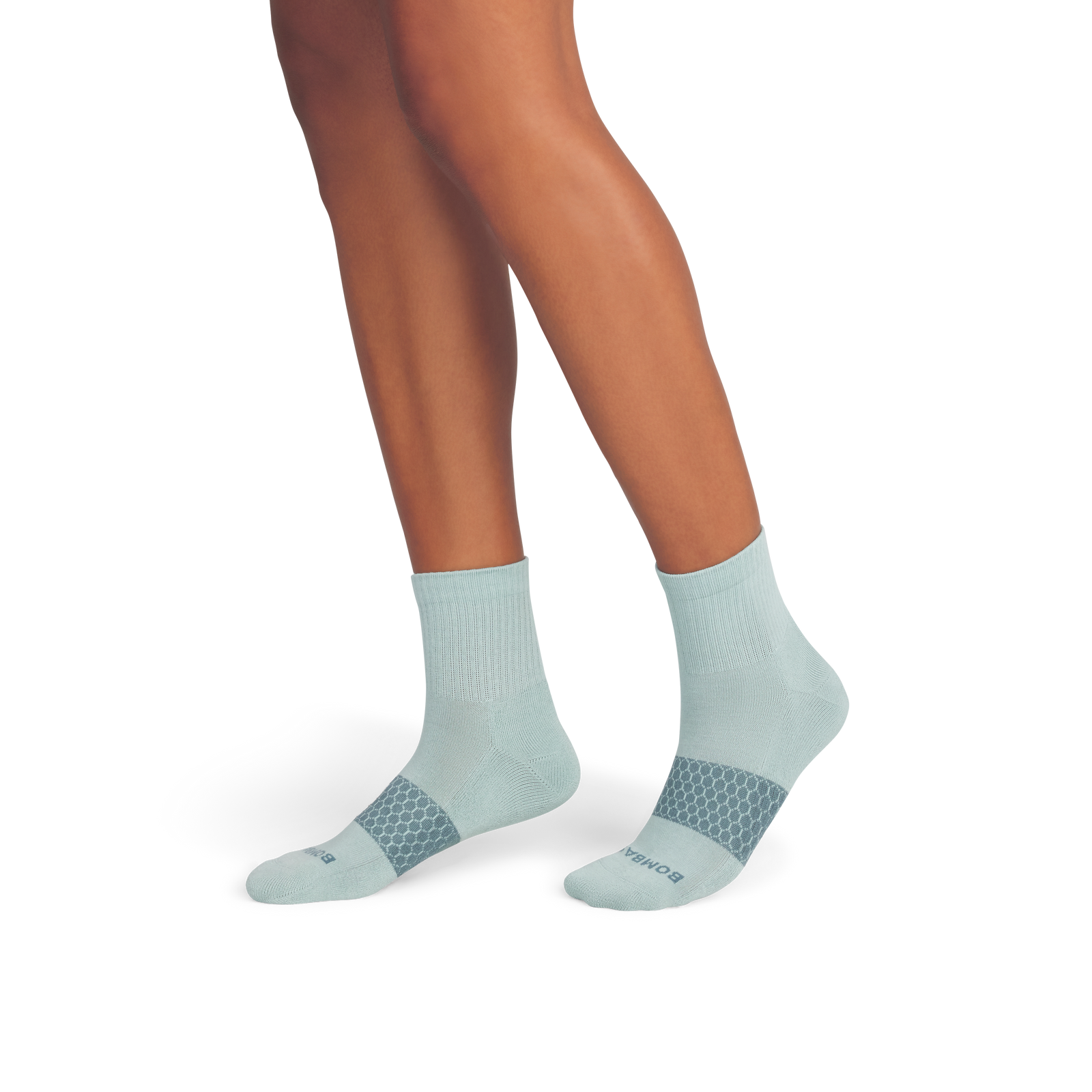 Solids Quarter Socks - Misty Sky WO2 [8614]