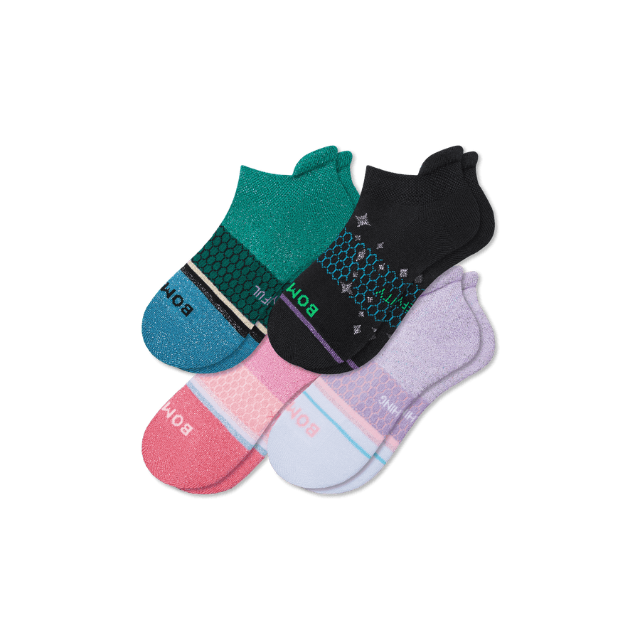 Youth Wicked X Bombas Ankle Sock 4-Pack - Drawer Ready