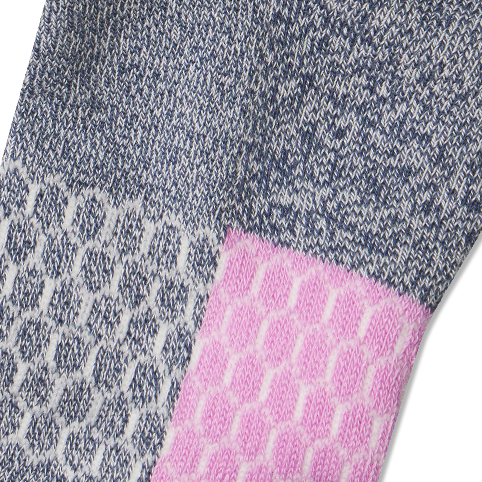 Marl Half Calf Socks - Tidal Navy / Soft White Detail [8860]