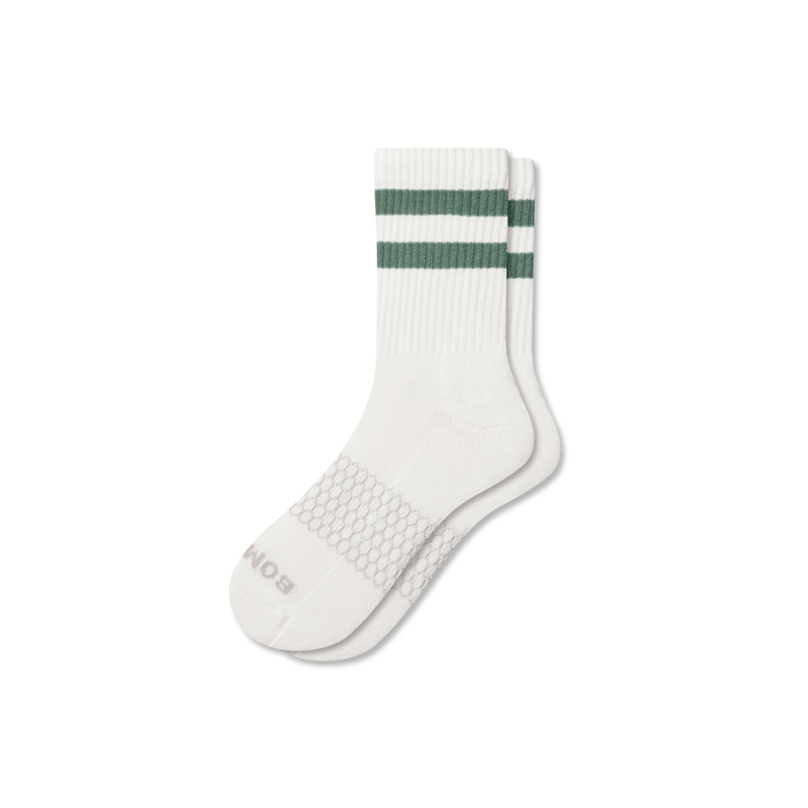 Women's Vintage Stripes Half Calf Socks - Cozy Lounge Wear