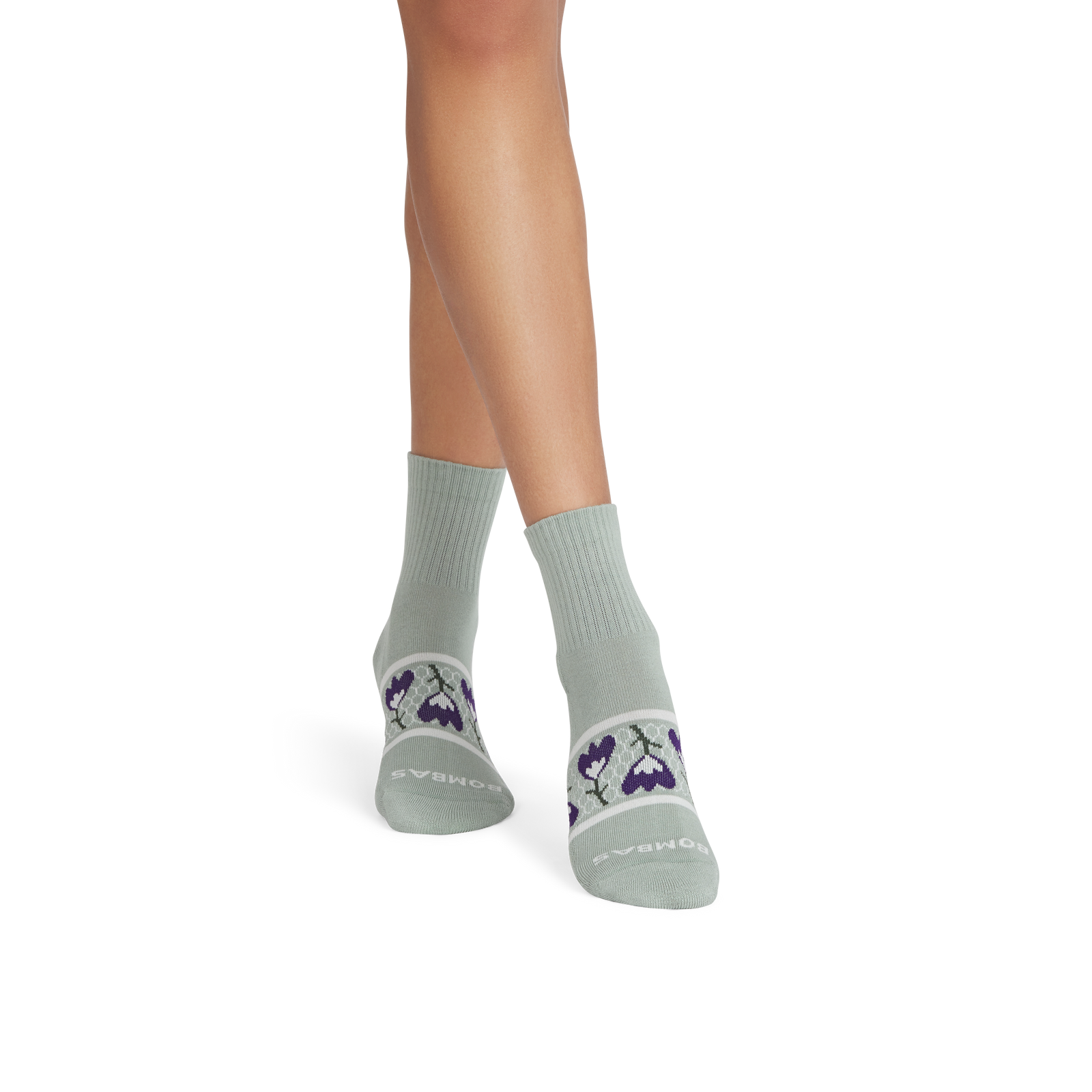 Women's Garden Party Quarter Socks - sage stone WO1 [9172]