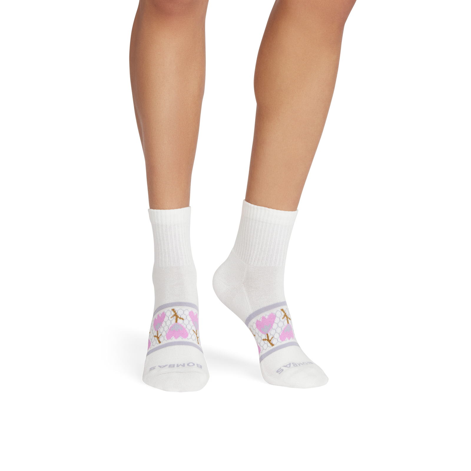 Women's Garden Party Quarter Socks - soft white WO1 [9172]